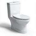Witte toiletten met een afmeting van 70 x 40 x 80 cm voor badkamergebruik